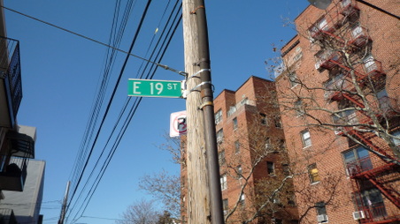 East 19th btw Voorhies and Jerome