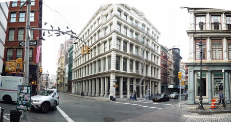 Greene and Grand corners