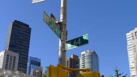 DRIVING SHOT - W.64th St (B'way to CPW)