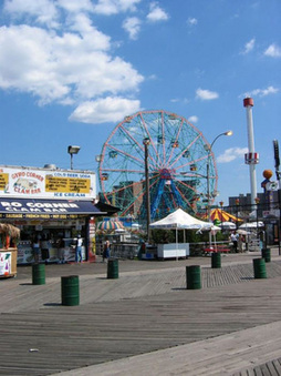 Coney Island-Benches & Beach