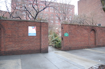 St. Luke's Church - garden, W. Village