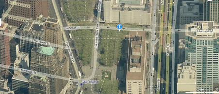 Columbus park-'Downtown Chicago'