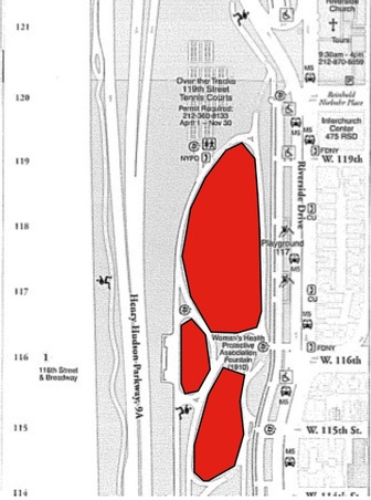 Riverside Park b/t 114-119 Streets