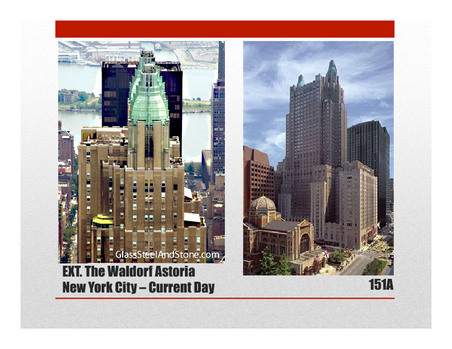 Ext. Waldorf Astoria Hotel