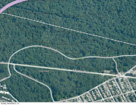 Forrest Park Dr. & Path North of Myrtle