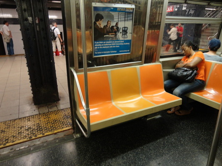 B Train Subway Car