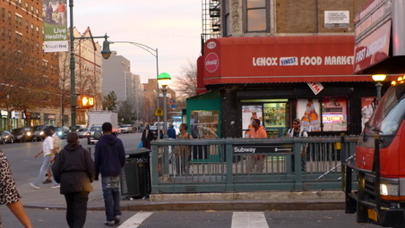 EXT. SUBWAY: 116th & Lenox