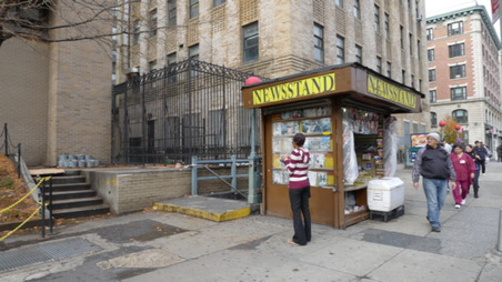 EXT. SUBWAYS: 168th & Bway