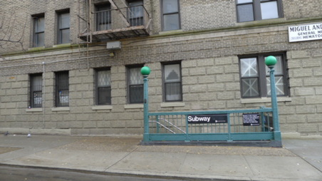 EXT. SUBWAYS: 175th & Ft. Wash
