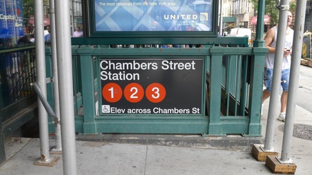 Trains Near WTC