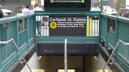 Cortlandt Street Subway Station (R)