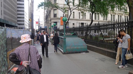 Wall Street Subway Station (4,5)