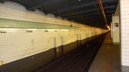 PLATFORM & TURNSTILE AREA