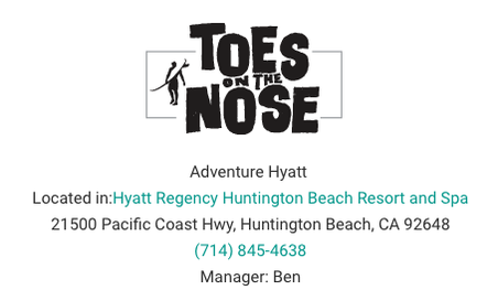 SURF SHOP - "Toes On The Nose" 