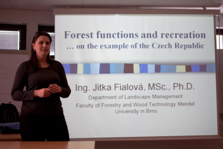 Visitors from Mendel University in 2012