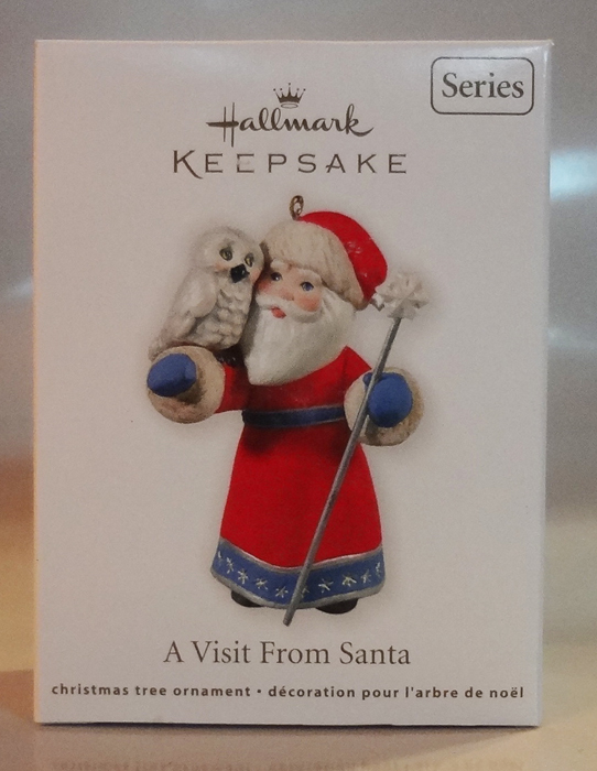 2011 A Visit From Santa Hallmark Retired Series Ornament