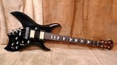 BC Rich 10 String Bich 1982 Black
