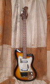 Coral Deluxe Bass 1968 Sunburst