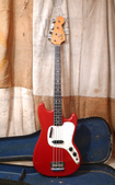Fender Musicmaster Bass 1974 Red