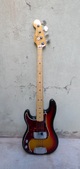 Fender precision Bass 1975 lefty sunburs