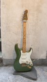 fender the strat green