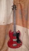 Gibson EB-0 Fuzztone 1963 Cherry