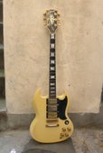 gibson sg custom white 74