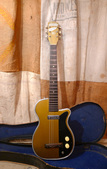 Harmony Stratotone 1950s green 2