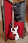 Silvertone Amp In Case 2 1960's Red