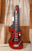 Silvertone Silhouette 1960s Red