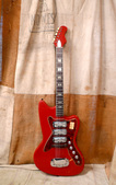Silvertone SIlhouette 1960s Red 2