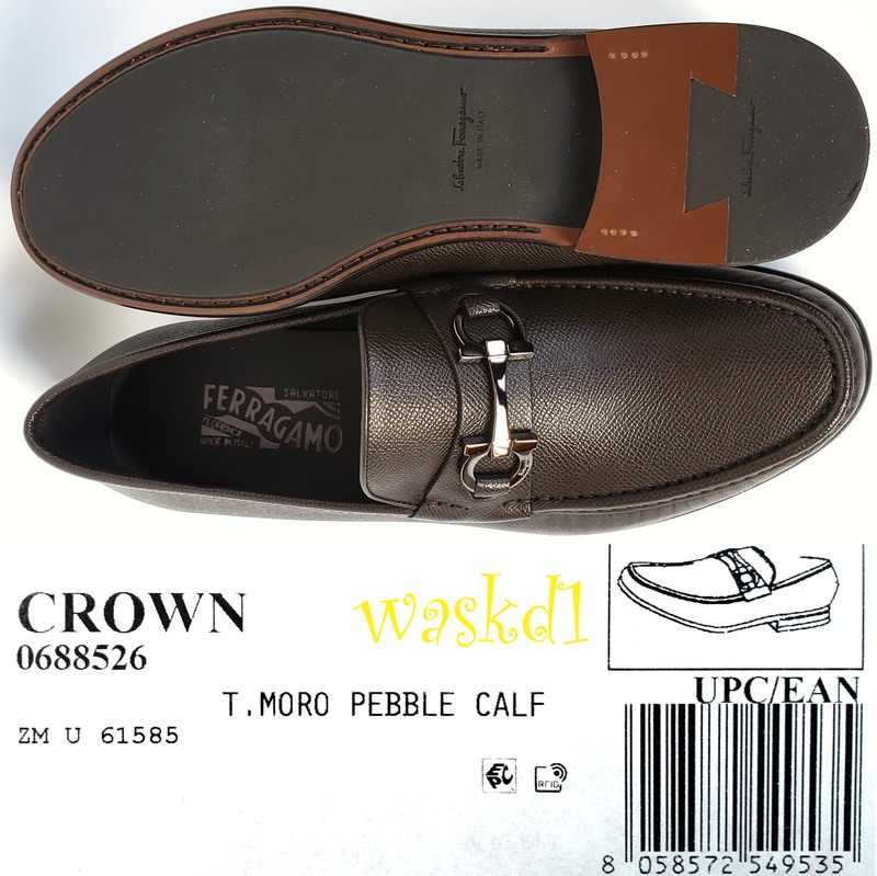 ferragamo crown bit loafer