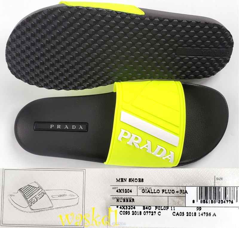 prada slides men's sale