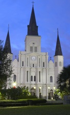 New Orleans as Night Falls